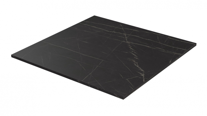 Blat pentru masa 1000x1000 mm, Pietra Grigia negru F206 ST9 [1]