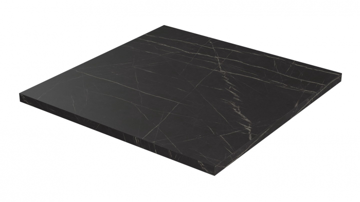 Blat pentru masa 1000x1000 mm, Pietra Grigia negru F206 ST9 [1]