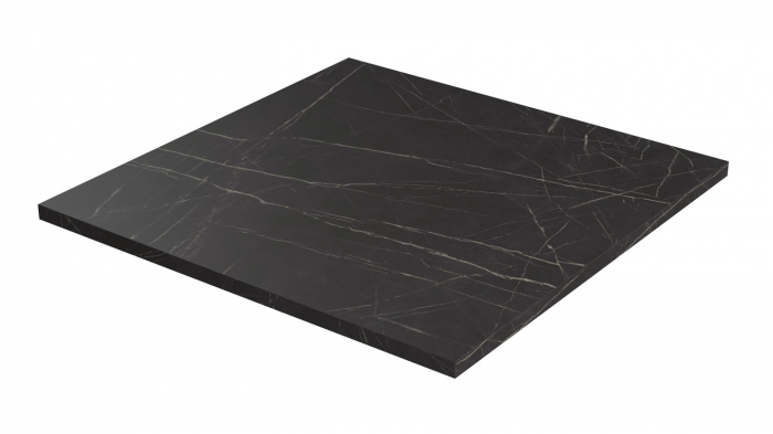 Blat pentru masa 1200x1200 mm, Pietra Grigia negru F206 ST9 [1]