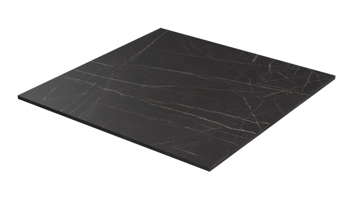 Blat pentru masa 1200x1200 mm, Pietra Grigia negru F206 ST9 [1]