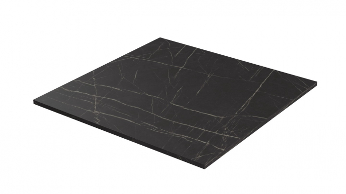 Blat pentru masa 900x900 mm, Pietra Grigia negru F206 ST9 [1]