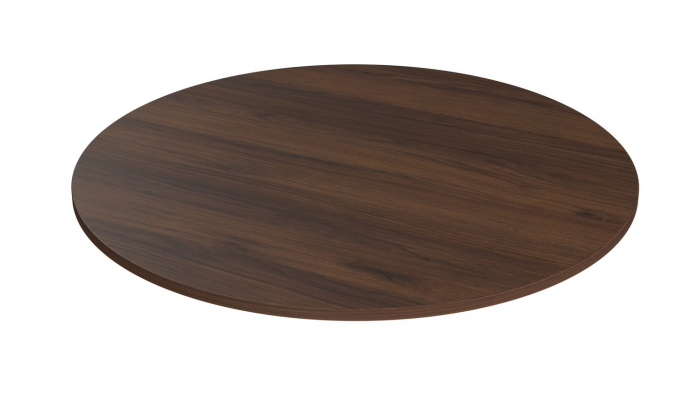 Blat pentru masa Ø 1000 mm, Nuc Warmia maro H1307 ST19 [1]