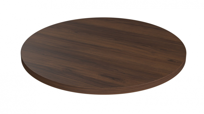 Blat pentru masa Ø 1000 mm, Nuc Warmia maro H1307 ST19 [1]