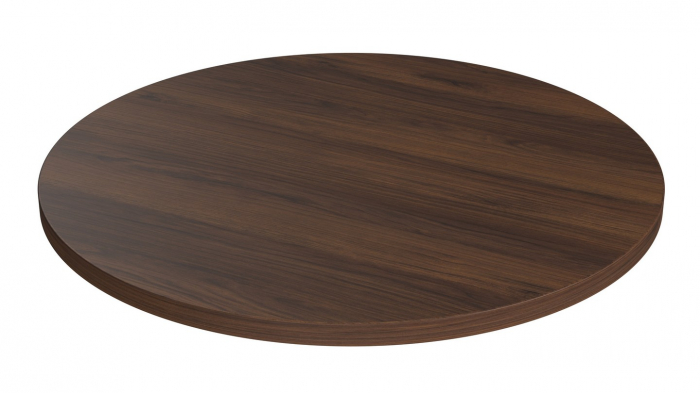 Blat pentru masa Ø 1100 mm, Nuc Warmia maro H1307 ST19 [1]