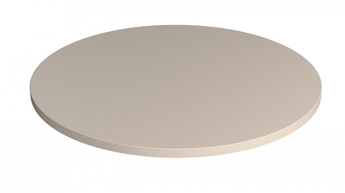 Blat pentru masa Ø 1300 mm, Gri casmir U702 ST9 [1]