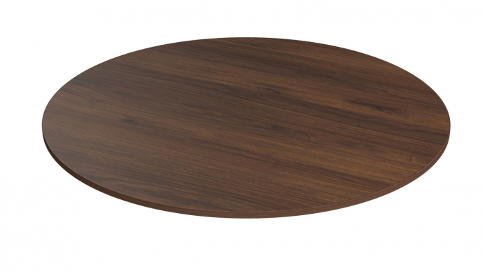 Blat pentru masa Ø 1300 mm, Nuc Warmia maro H1307 ST19 [1]