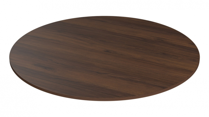 Blat pentru masa Ø 1400 mm, Nuc Warmia maro H1307 ST19 [1]