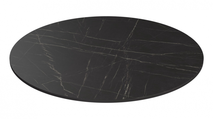 Blat pentru masa Ø 1400 mm, Pietra Grigia negru F206 ST9 [1]