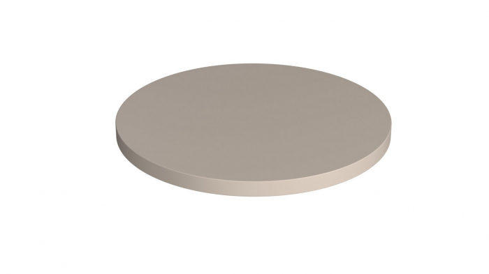 Blat pentru masa Ø 700 mm, Gri casmir U702 ST9 [1]