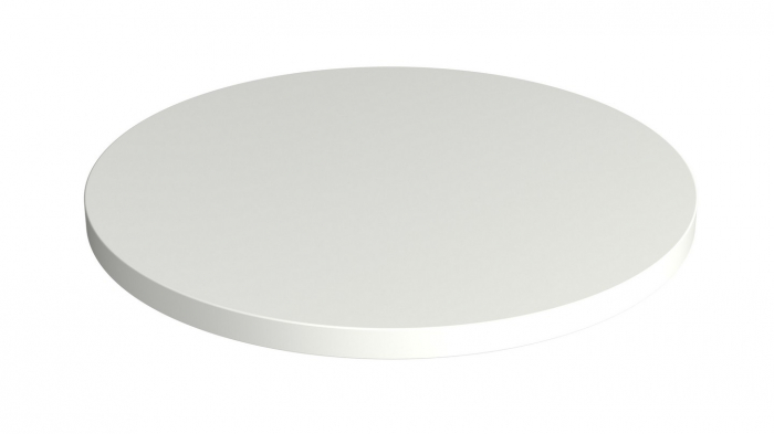 Blat pentru masa Ø 800 mm, Alb Premium W1000 ST9 [1]