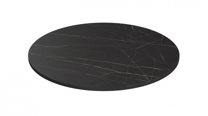 Blat pentru masa Ø 900 mm, Pietra Grigia negru F206 ST9 [1]
