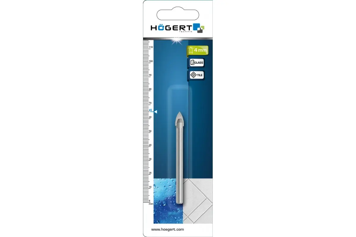 Burghiu pentru sticla si ceramica 4.0x65 mm HT6D084 [3]