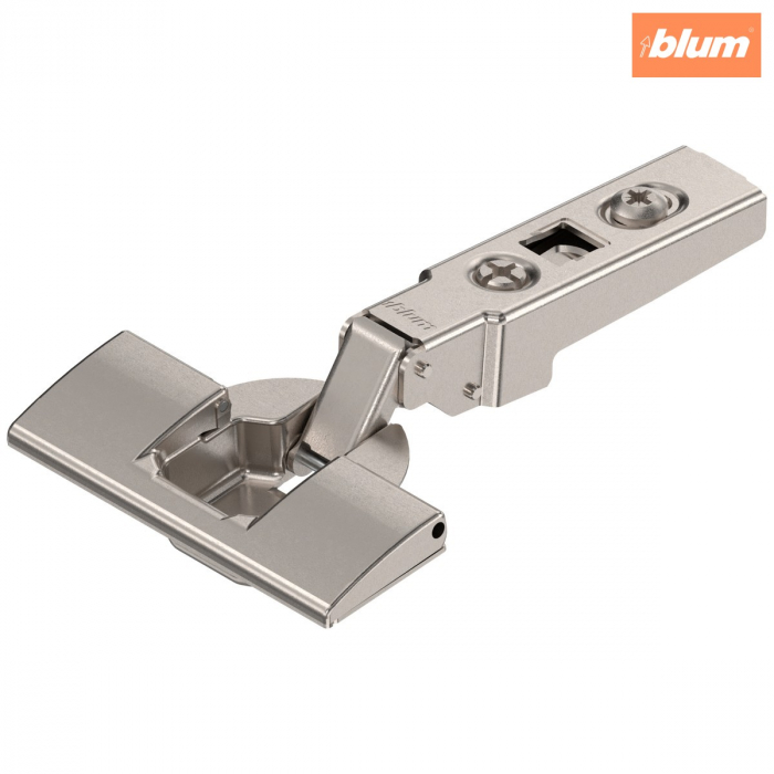 CLIP Balama standard 100°，Uşă aplicată, Oală: fără scule cu INSERTA, finisaj nichelat 71M2590B [1]