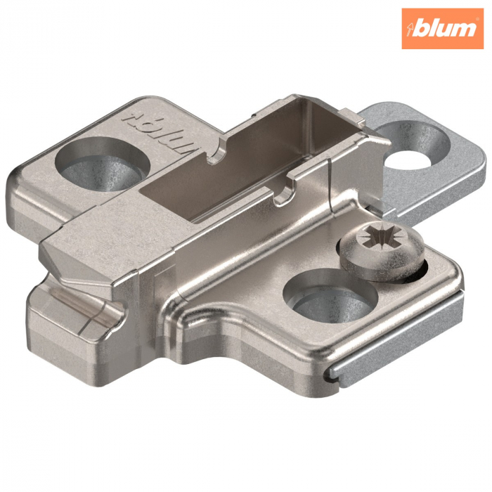 CLIP Plăcuţă de montaj, în cruce, 3 mm, Zinc, şuruburi, finisaj nichelat 175H7130 [1]