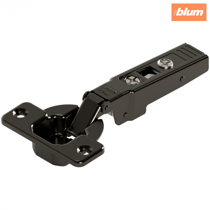 CLIP top Balama pentru uşă profilată 95°，Uşă aplicată, fără arc, Oală: şuruburi, finisaj negru onix 70T9550 [1]