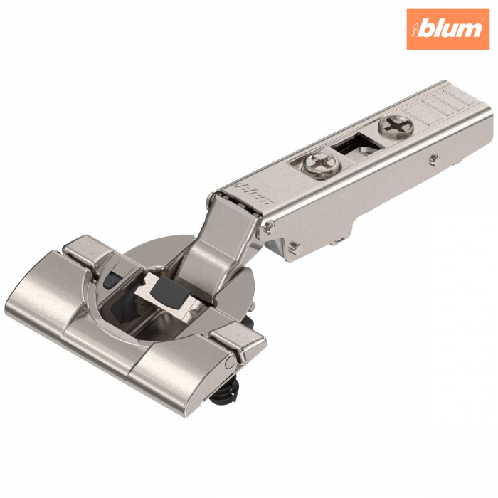 CLIP top BLUMOTION Balama standard 110°，Uşă aplicată, Oală: fără scule cu INSERTA, finisaj nichelat 71B3590 [1]