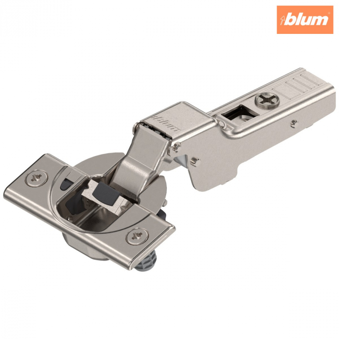 CLIP top BLUMOTION Balama standard 110°，Uşă semiaplicată, Oală: presare, finisaj nichelat 71B3680 [1]