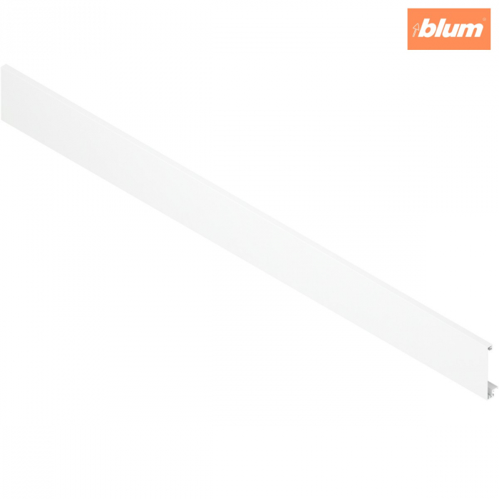 Front din aluminiu, pentru Sertar interior şi extragere interioară cu traversă, KB=1200 mm, pentru debitat, pentru MERIVOBOX, finisaj alb-mătase mat ZV4.1042M [1]
