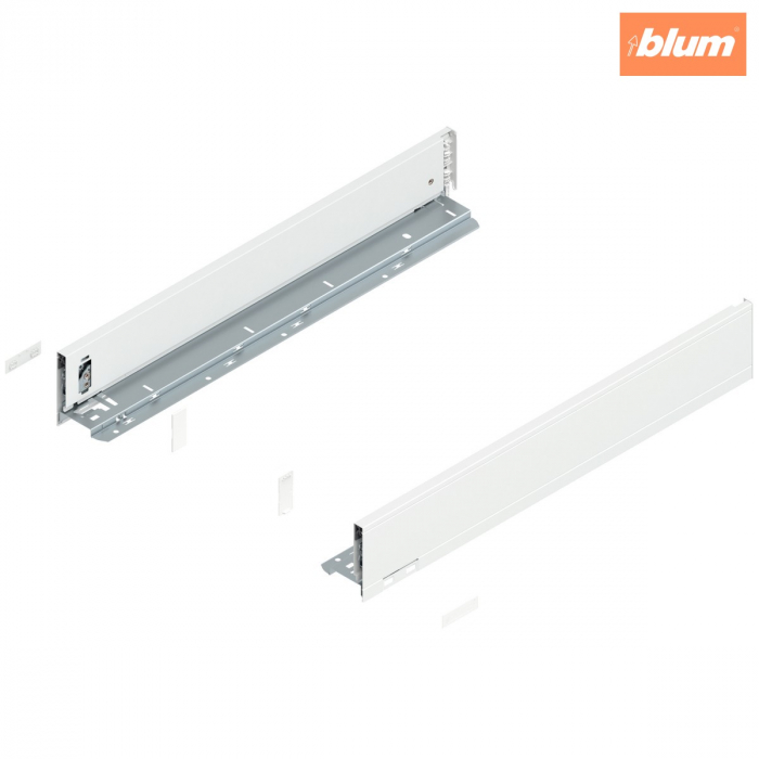 Laterală LEGRABOX, Înălţime M (90.5 mm), NL=550 mm, dreapta+stânga, pentru LEGRABOX pure, finisaj alb-mătase mat 770M5502S [1]