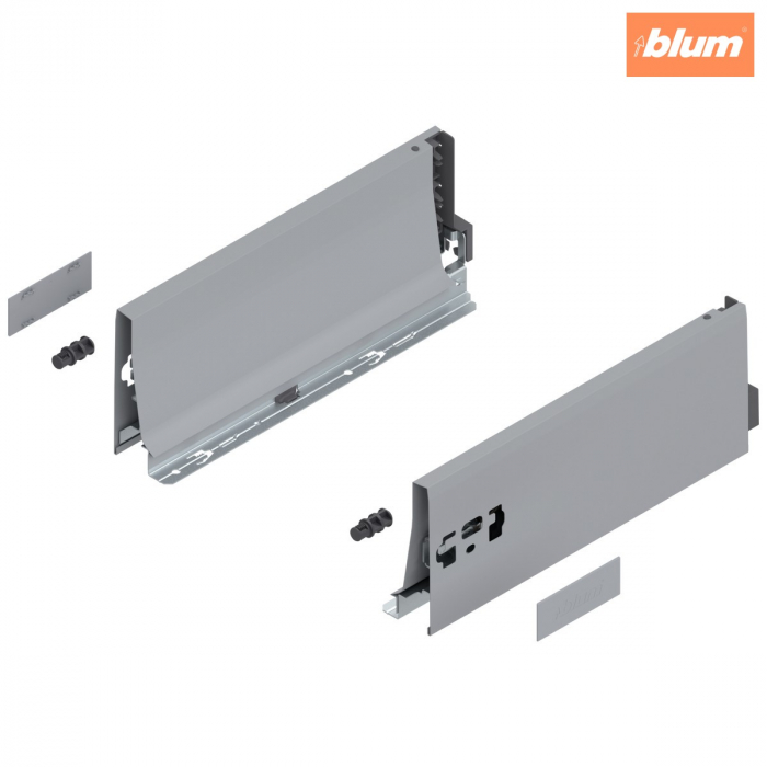 Laterală TANDEMBOX, Înălţime K (115.6 mm), NL=300 mm, dreapta+stânga, pentru TANDEMBOX antaro, finisaj R9006 gri aluminiu 378K3002SA [1]