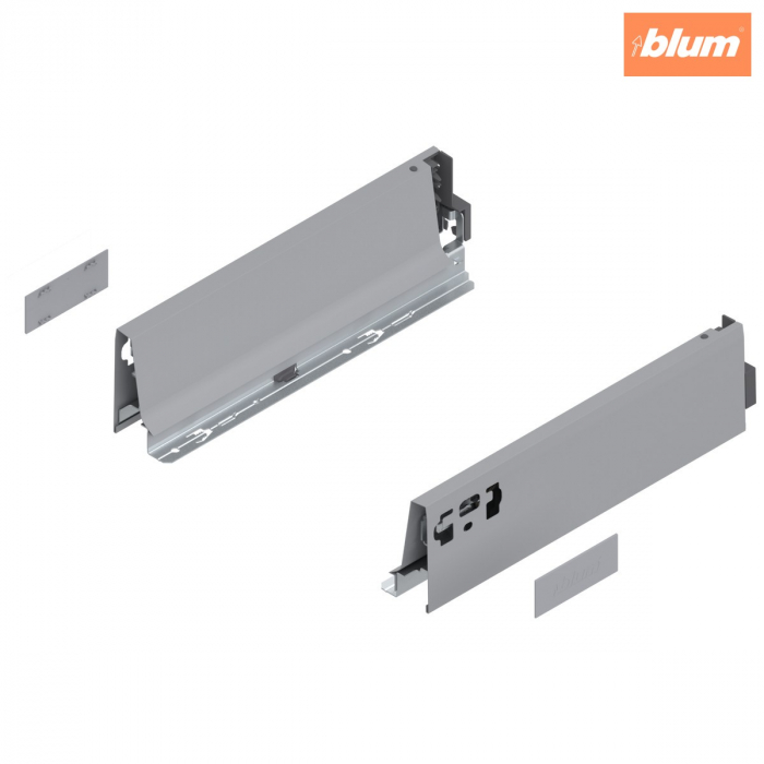 Laterală TANDEMBOX, Înălţime M (83.6 mm), NL=300 mm, dreapta+stânga, pentru TANDEMBOX antaro, finisaj R9006 gri aluminiu 378M3002SA [1]