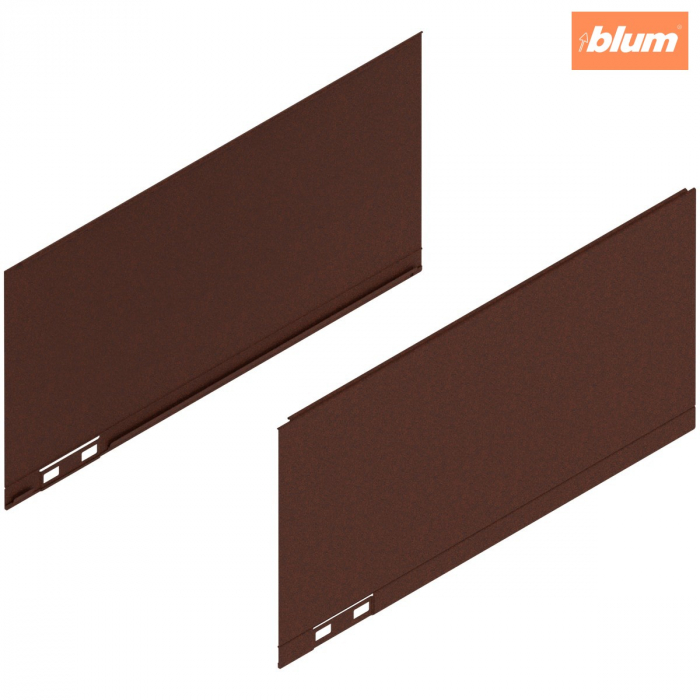 LEGRABOX Element decorativ, Înălţime C (177 mm), NL=350 mm, dreapta+stânga, finisaj noble rust 770C350AS [1]