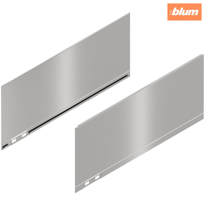 LEGRABOX Element decorativ, Înălţime C (177 mm), NL=400 mm, dreapta+stânga, finisaj inox periat-lăcuit 770C400AI [1]