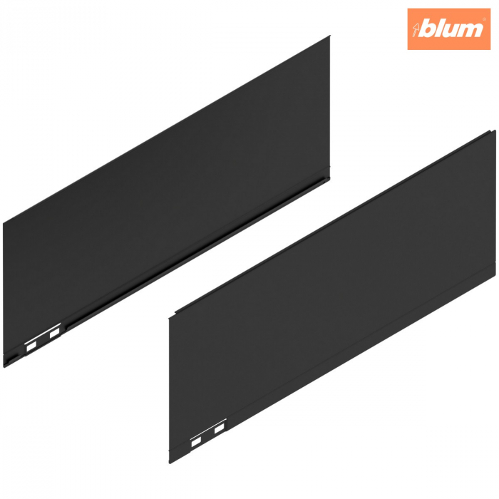 LEGRABOX Element decorativ, Înălţime C (177 mm), NL=450 mm, dreapta+stânga, finisaj negru-carbon mat 770C450AS [1]