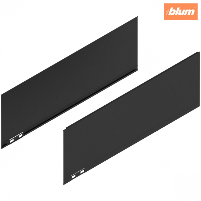 LEGRABOX Element decorativ, Înălţime C (177 mm), NL=500 mm, dreapta+stânga, finisaj negru-carbon mat 770C500AS [1]