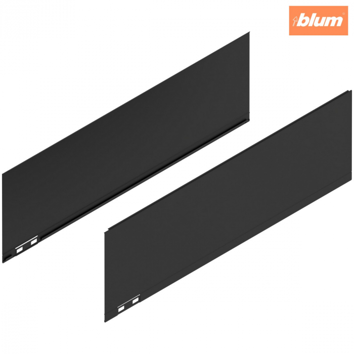 LEGRABOX Element decorativ, Înălţime C (177 mm), NL=550 mm, dreapta+stânga, finisaj negru-carbon mat 770C550AS [1]