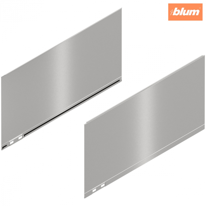 LEGRABOX Element decorativ, Înălţime F (241 mm), NL=450 mm, dreapta+stânga, finisaj inox periat-lăcuit 770F450AI [1]