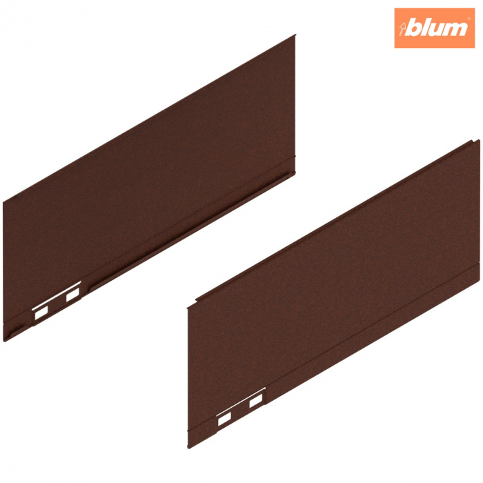 LEGRABOX Element decorativ, Înălţime K (128.5 mm), NL=300 mm, dreapta+stânga, finisaj noble rust 770K300AS [1]
