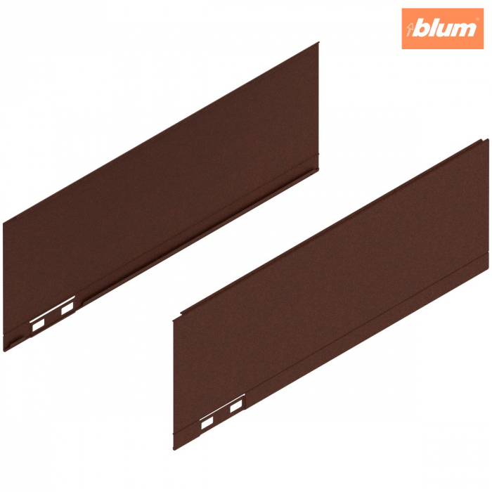 LEGRABOX Element decorativ, Înălţime K (128.5 mm), NL=350 mm, dreapta+stânga, finisaj noble rust 770K350AS [1]