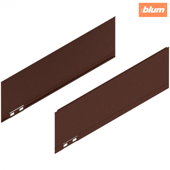 LEGRABOX Element decorativ, Înălţime K (128.5 mm), NL=400 mm, dreapta+stânga, finisaj noble rust 770K400AS [1]