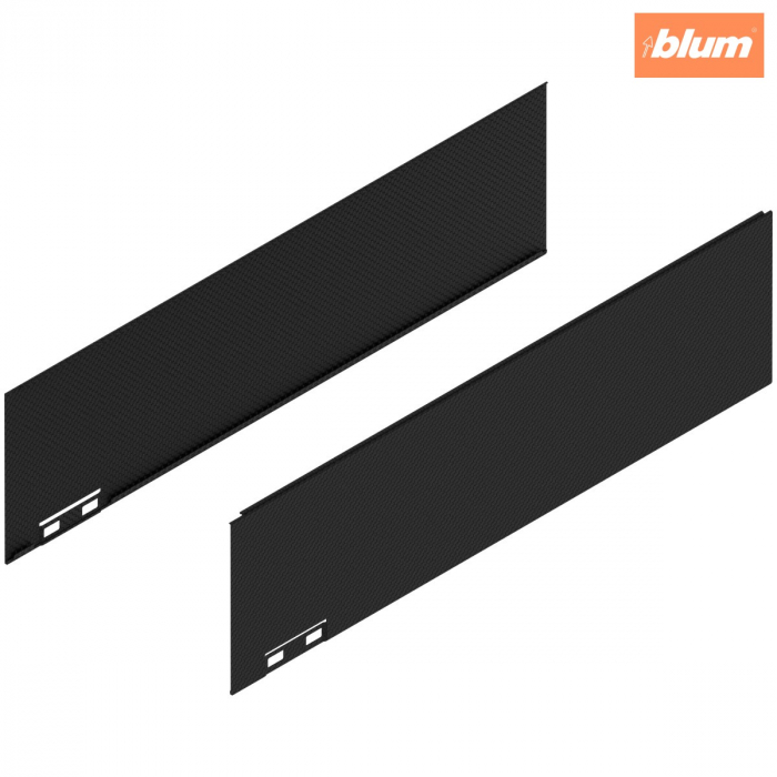 LEGRABOX Element decorativ, Înălţime K (128.5 mm), NL=450 mm, dreapta+stânga, finisaj negr.carb./asp.carb. 770K450ASGCZ [1]