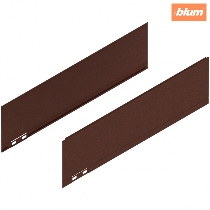 LEGRABOX Element decorativ, Înălţime K (128.5 mm), NL=450 mm, dreapta+stânga, finisaj noble rust 770K450AS [1]