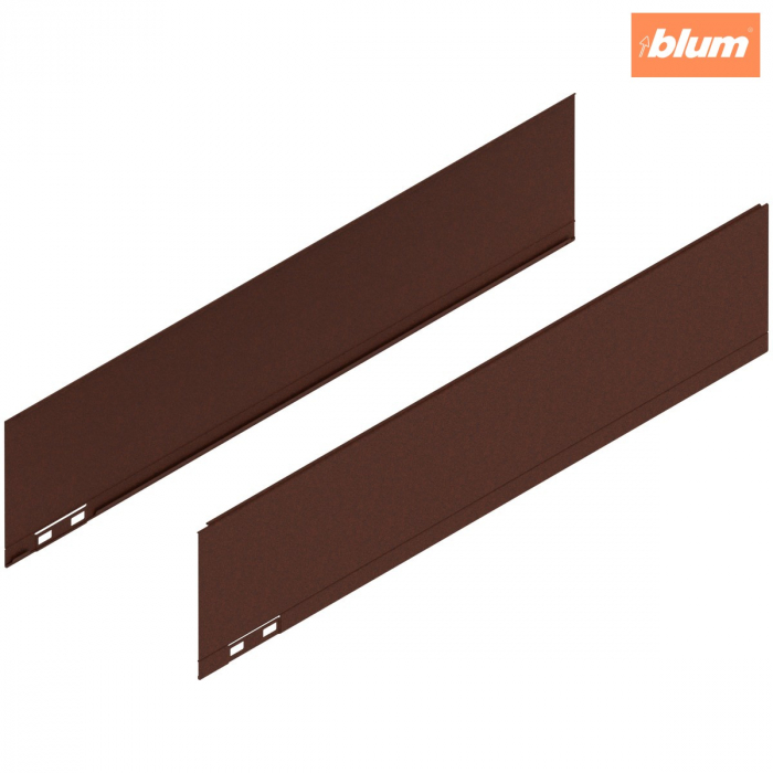 LEGRABOX Element decorativ, Înălţime K (128.5 mm), NL=550 mm, dreapta+stânga, finisaj noble rust 770K550AS [1]