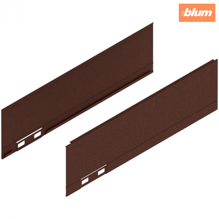 LEGRABOX Element decorativ, Înălţime M (90.5 mm), NL=300 mm, dreapta+stânga, finisaj noble rust 770M300AS [1]