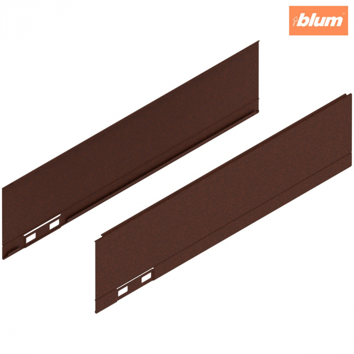 LEGRABOX Element decorativ, Înălţime M (90.5 mm), NL=350 mm, dreapta+stânga, finisaj noble rust 770M350AS [1]