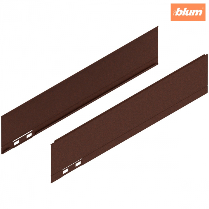 LEGRABOX Element decorativ, Înălţime M (90.5 mm), NL=400 mm, dreapta+stânga, finisaj noble rust 770M400AS [1]