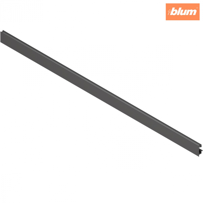 LEGRABOX Front din aluminiu, Cu canelură pentru elementul de inserţie, pentru Extragere interioară, KB=1200 mm, pentru debitat, finisaj negru-carbon mat ZV7.1043MN1VORD-ST [1]