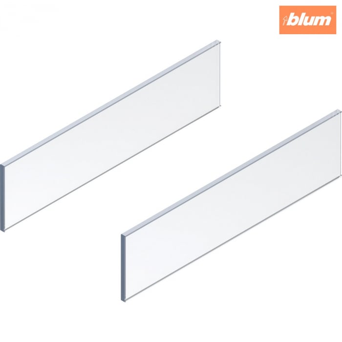 MERIVOBOX Element de inserţie - lateral, Înălţime E (95 mm), NL=450 mm, Sticlă, 2 buc în set, finisaj clar ZE4M360G [1]