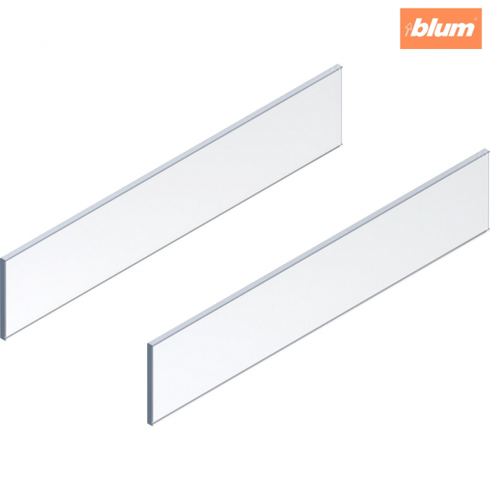 MERIVOBOX Element de inserţie - lateral, Înălţime E (95 mm), NL=550 mm, Sticlă, 2 buc în set, finisaj clar ZE4M460G [1]