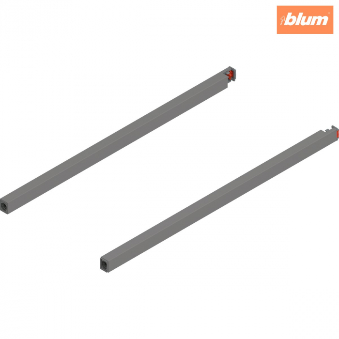 MERIVOBOX Lonjeron, NL=450 mm, dreapta+stânga, finisaj gri indiu mat ZR4.450RS.ERE [1]