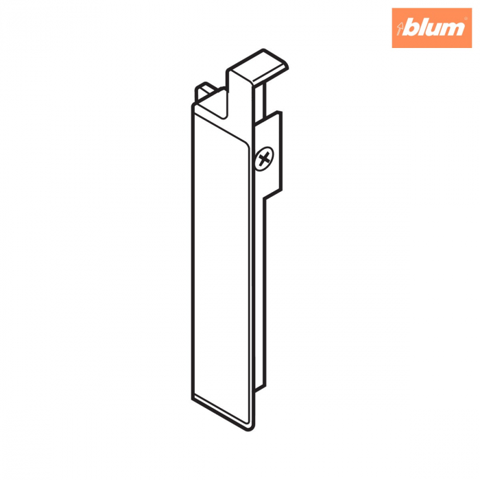 METABOX Suporturi de front, Înălţime H, pentru sertar interior, dreapta, finisaj R9001 albcrem ZIF.3050 [2]