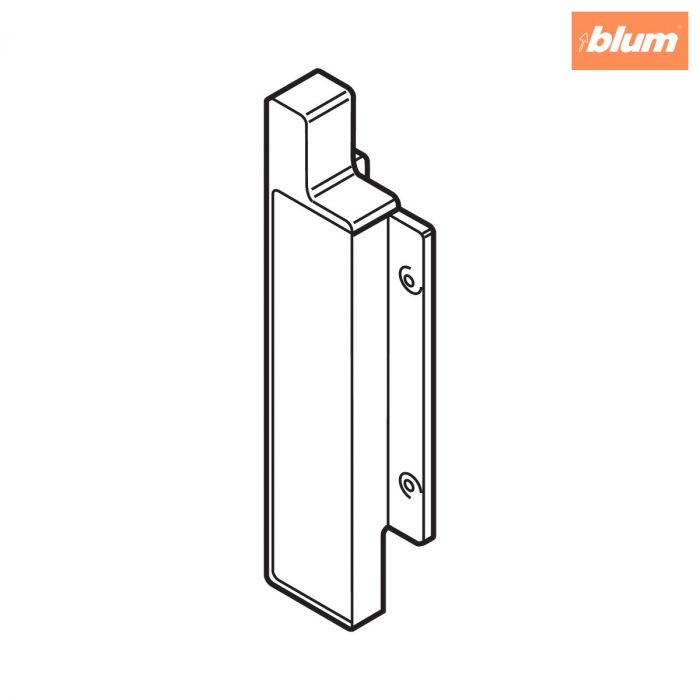 METABOX Suporturi de front, Înălţime H, pentru sertar interior, stânga, finisaj R9001 albcrem ZIF.3050 [2]