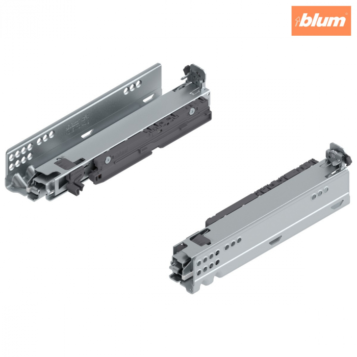 MOVENTO cu BLUMOTION, Extragere totală, Glisare, 40 kg, NL=250 mm, pt cuplaj, stânga/dreapta, finisaj zincat 760H2500S [1]