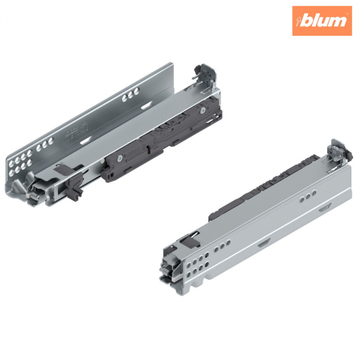 MOVENTO cu BLUMOTION S, Extragere totală, Glisare, 40 kg, NL=270 mm, pt cuplaj, stânga/dreapta, finisaj zincat 760H2700S [1]