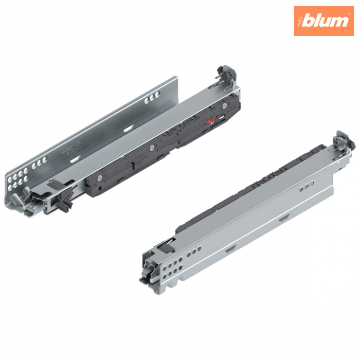 MOVENTO cu BLUMOTION S, Extragere totală, Glisare, 40 kg, NL=350 mm, pt cuplaj, stânga/dreapta, finisaj zincat 760H3500S [1]