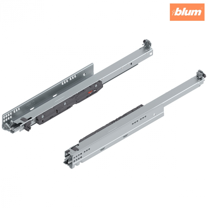 MOVENTO cu BLUMOTION S, Extragere totală, Glisare, 40 kg, NL=550 mm, pt cuplaj, stânga/dreapta, finisaj zincat 760H5500S [1]